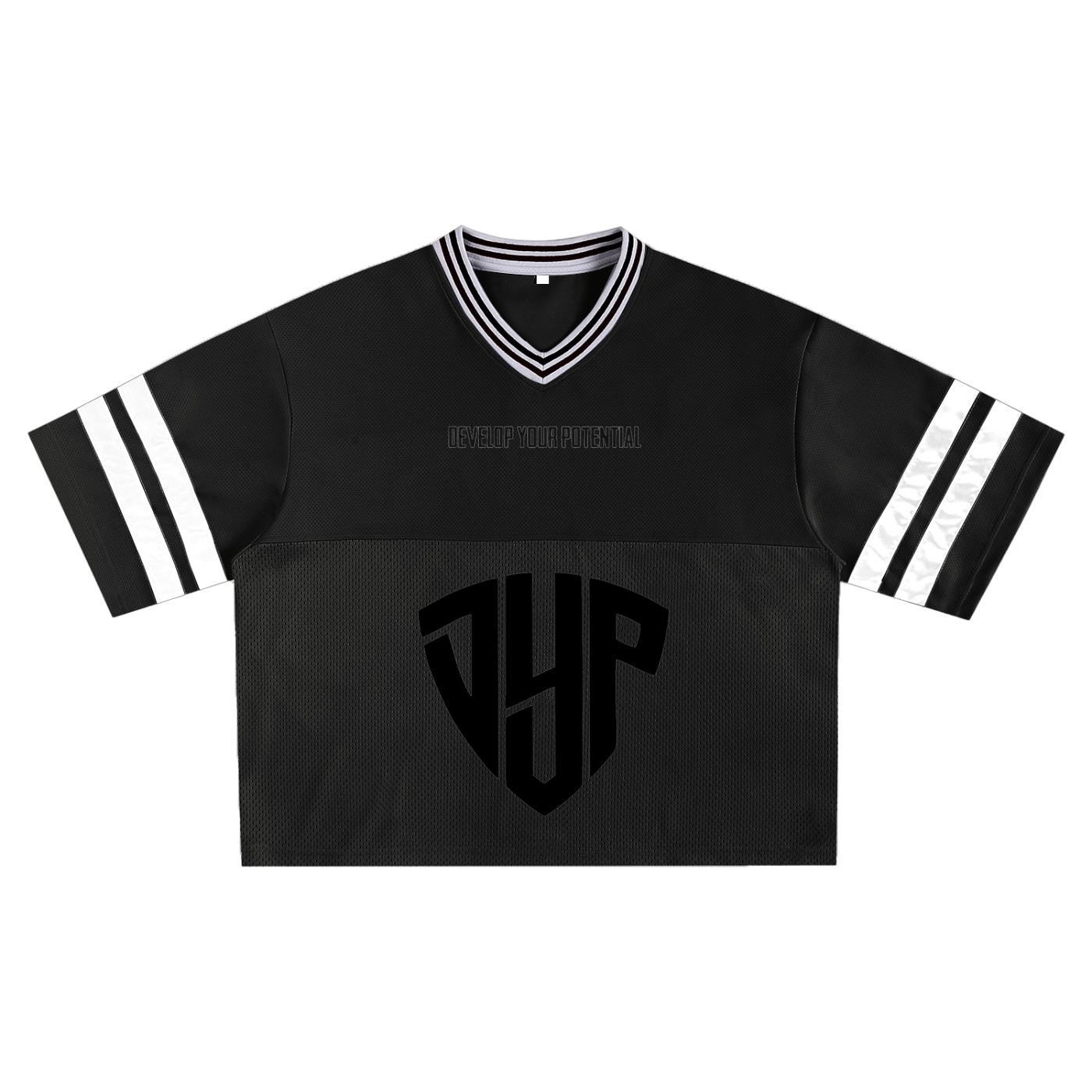 Taped Mesh Boxy T-shirt