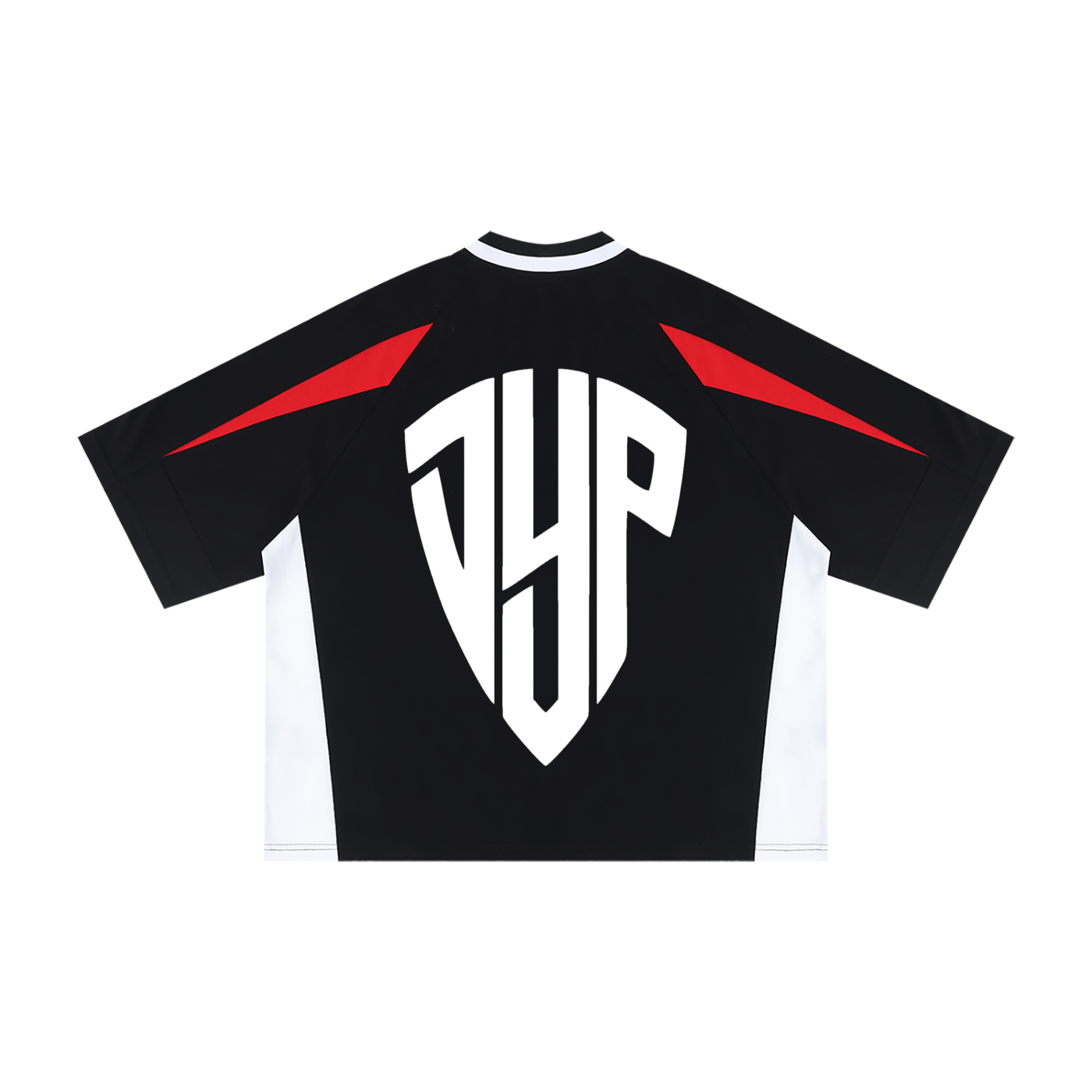Unisex Oversized Color Block V-Neck T-Shirt
