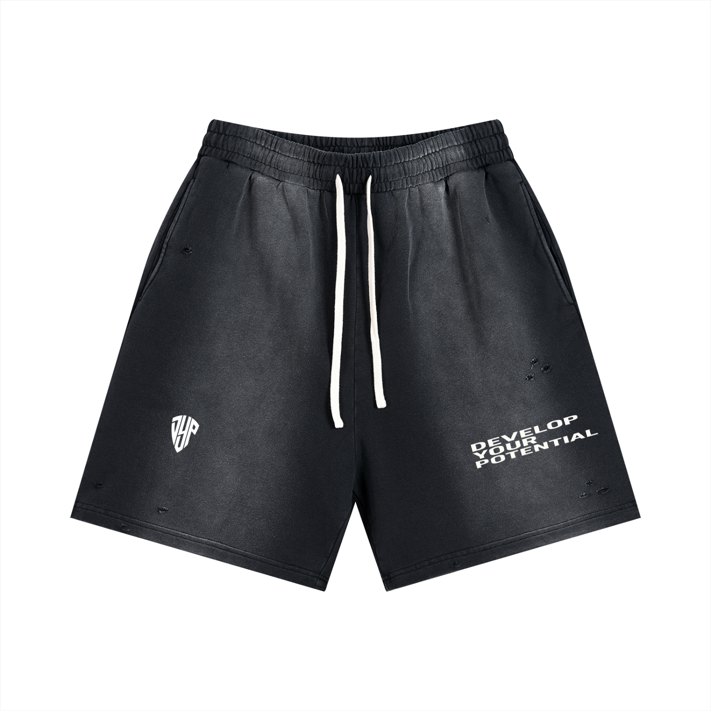 Sun Fade Distressed Shorts