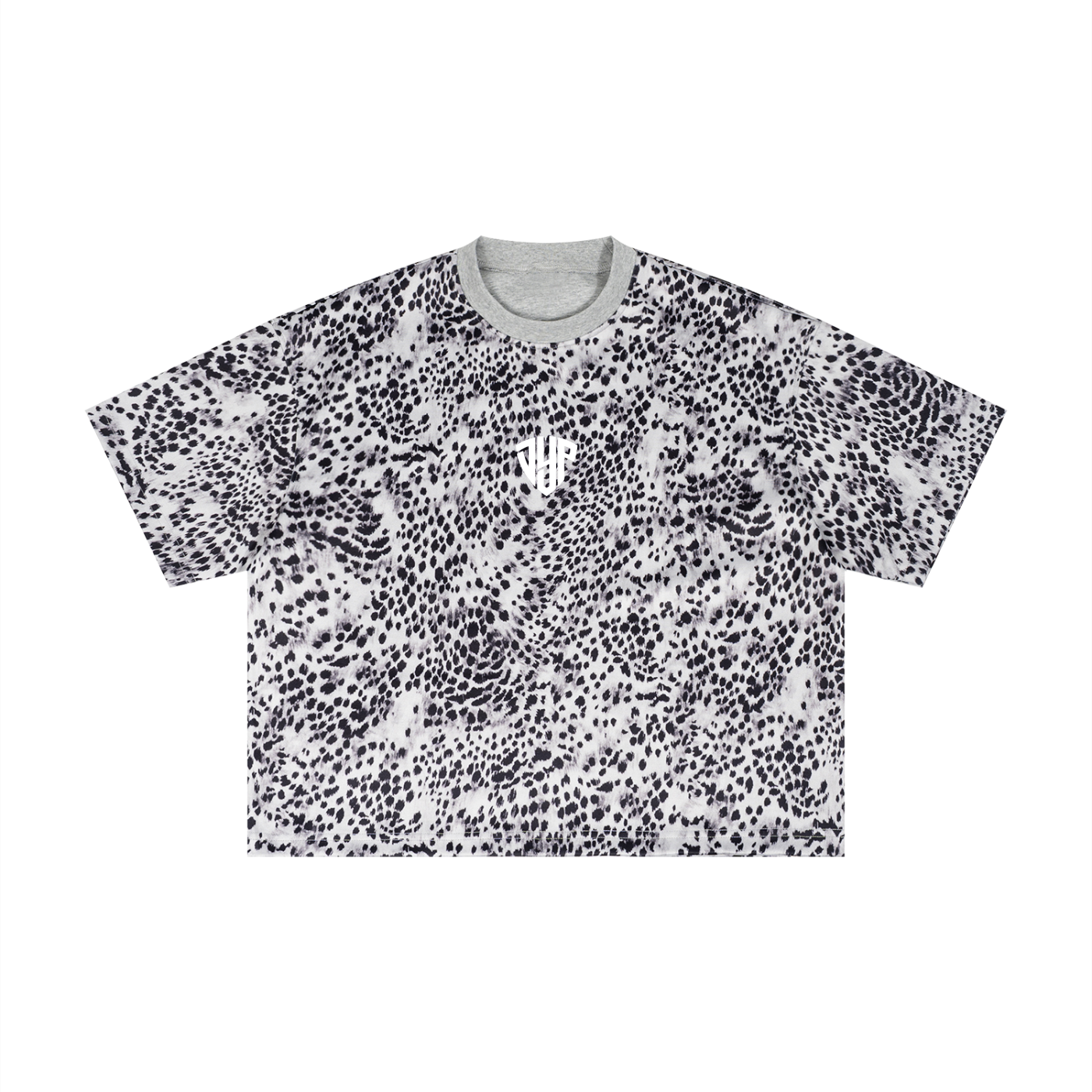 Unisex Leopard Print Boxy T-Shirt