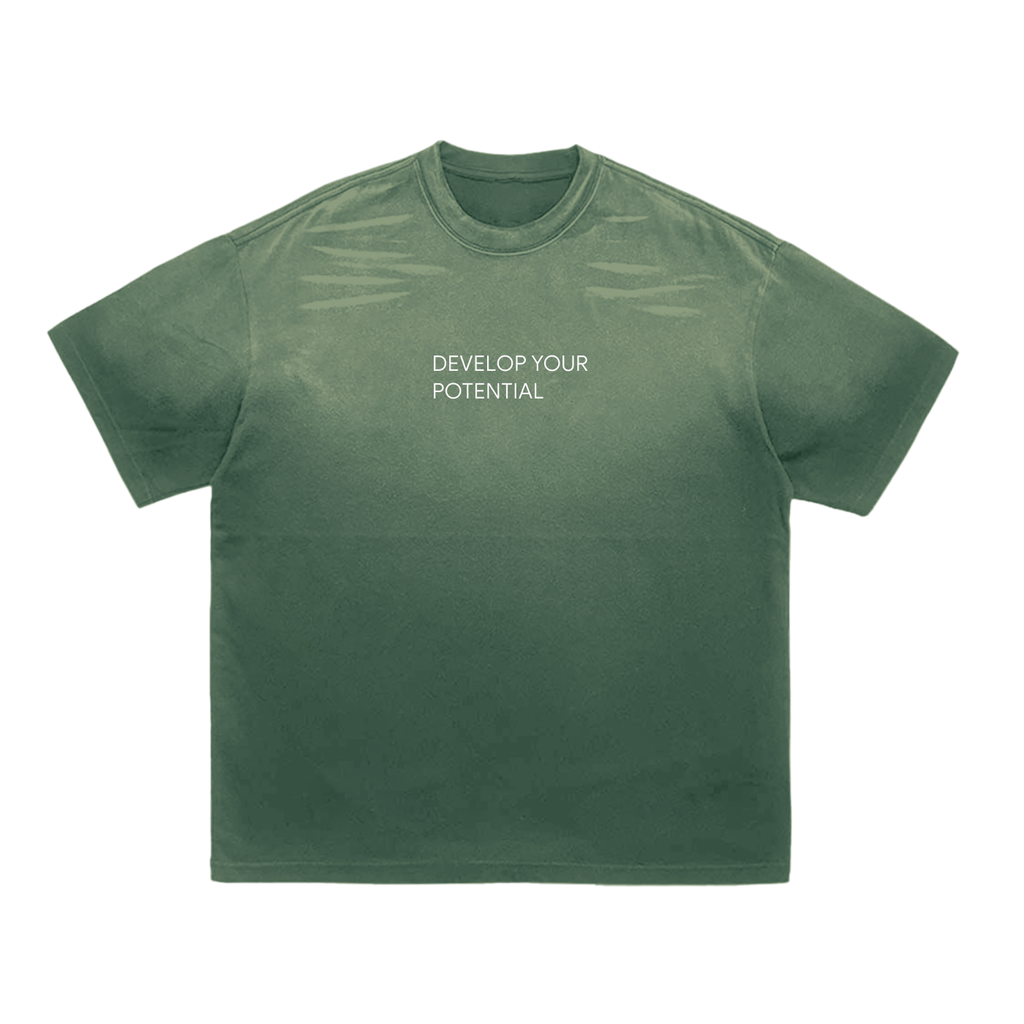 Tiger Stripe Gradient Washed T-Shirt