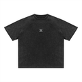 Unisex Mineral Wash Raw Edge T-Shirt