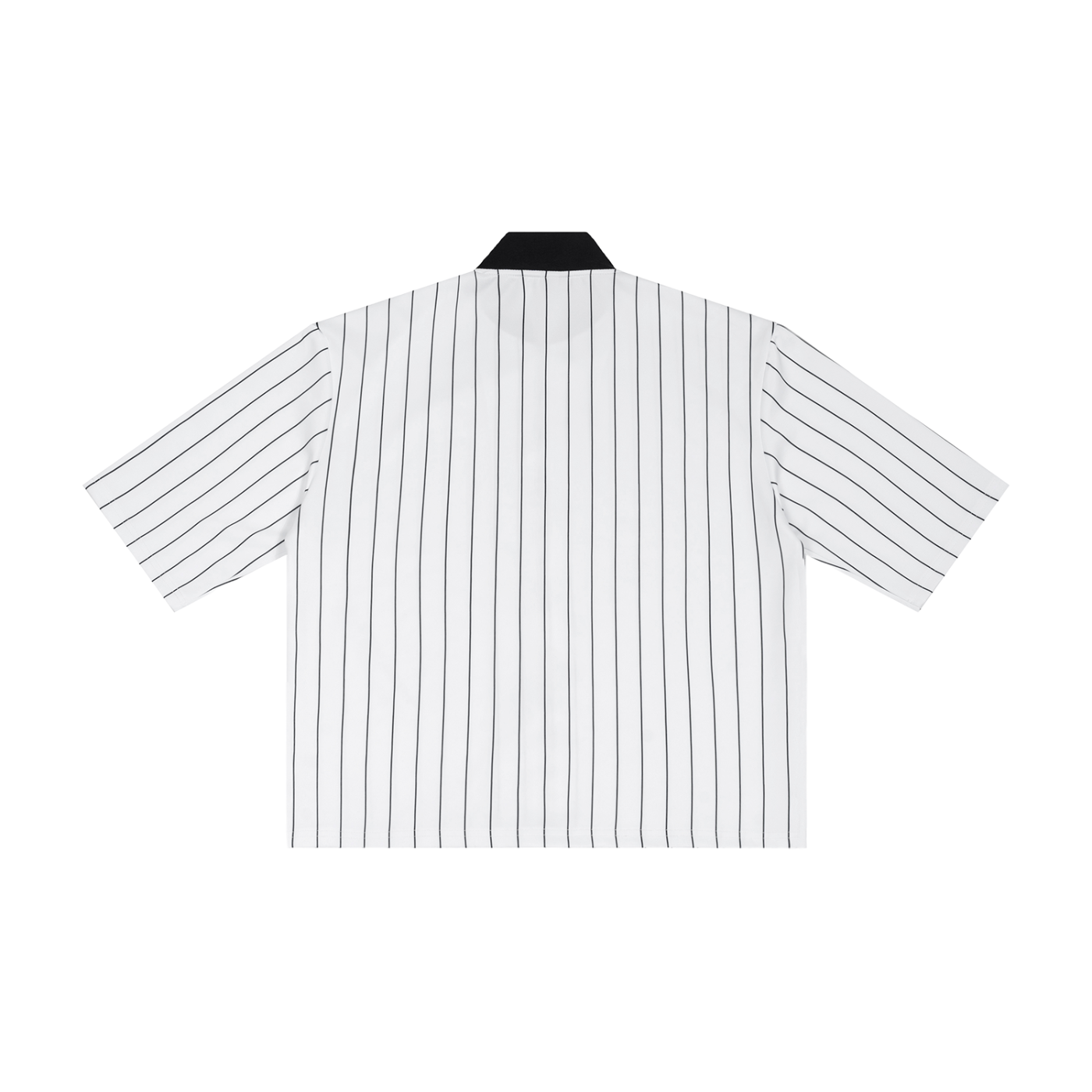 Unisex Striped Full-Zip Baseball Jersey