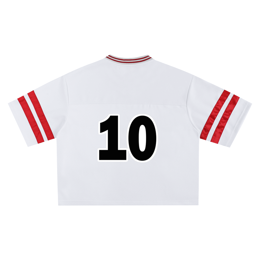 Taped Mesh Boxy T-shirt