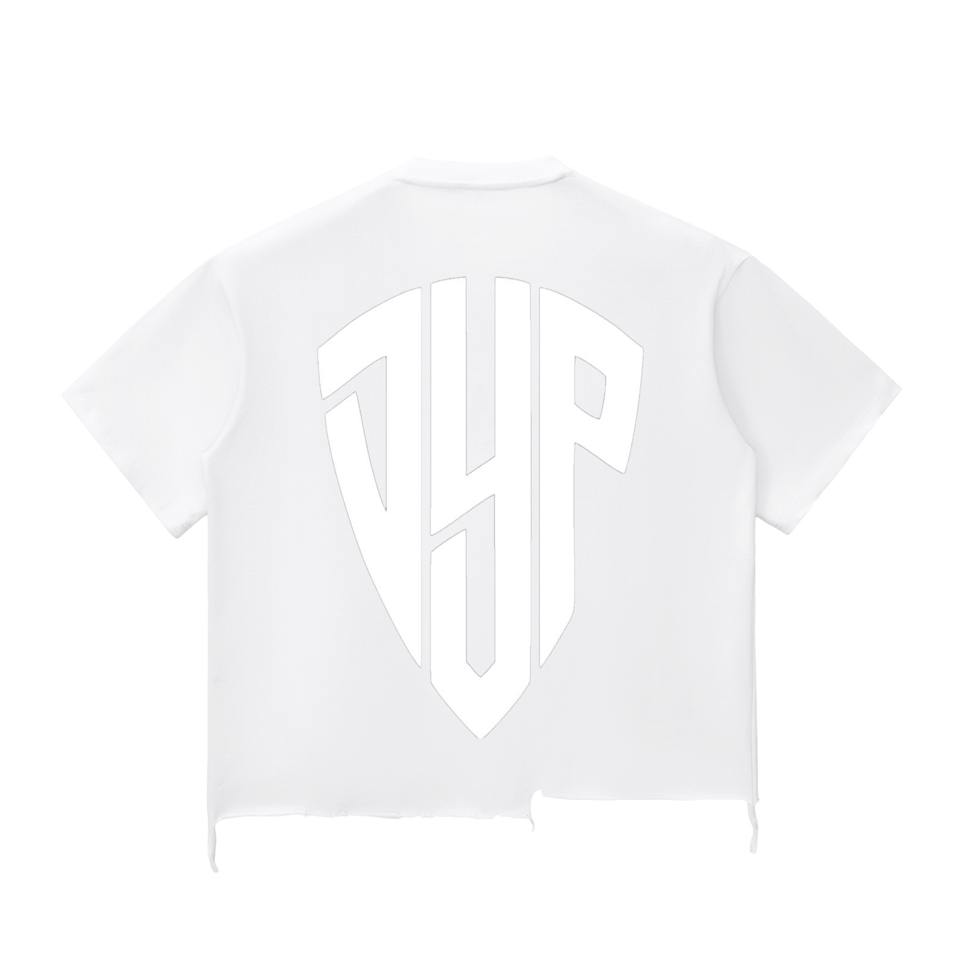 Snow Wash Raw-Hem Boxy T-shirt