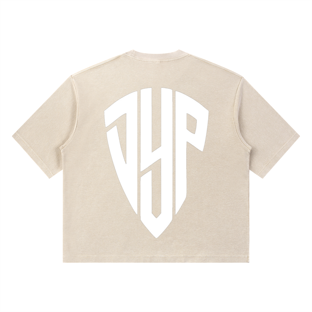 Unisex Mineral Wash Waffle Boxy T-Shirt