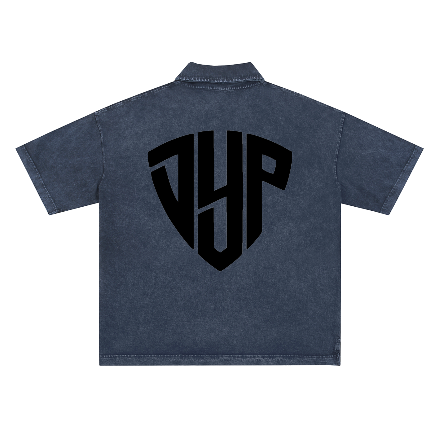 Heavyweight Snow-Washed Polo T-Shirt