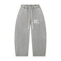Unisex Mineral Wash Barrel Leg Pants