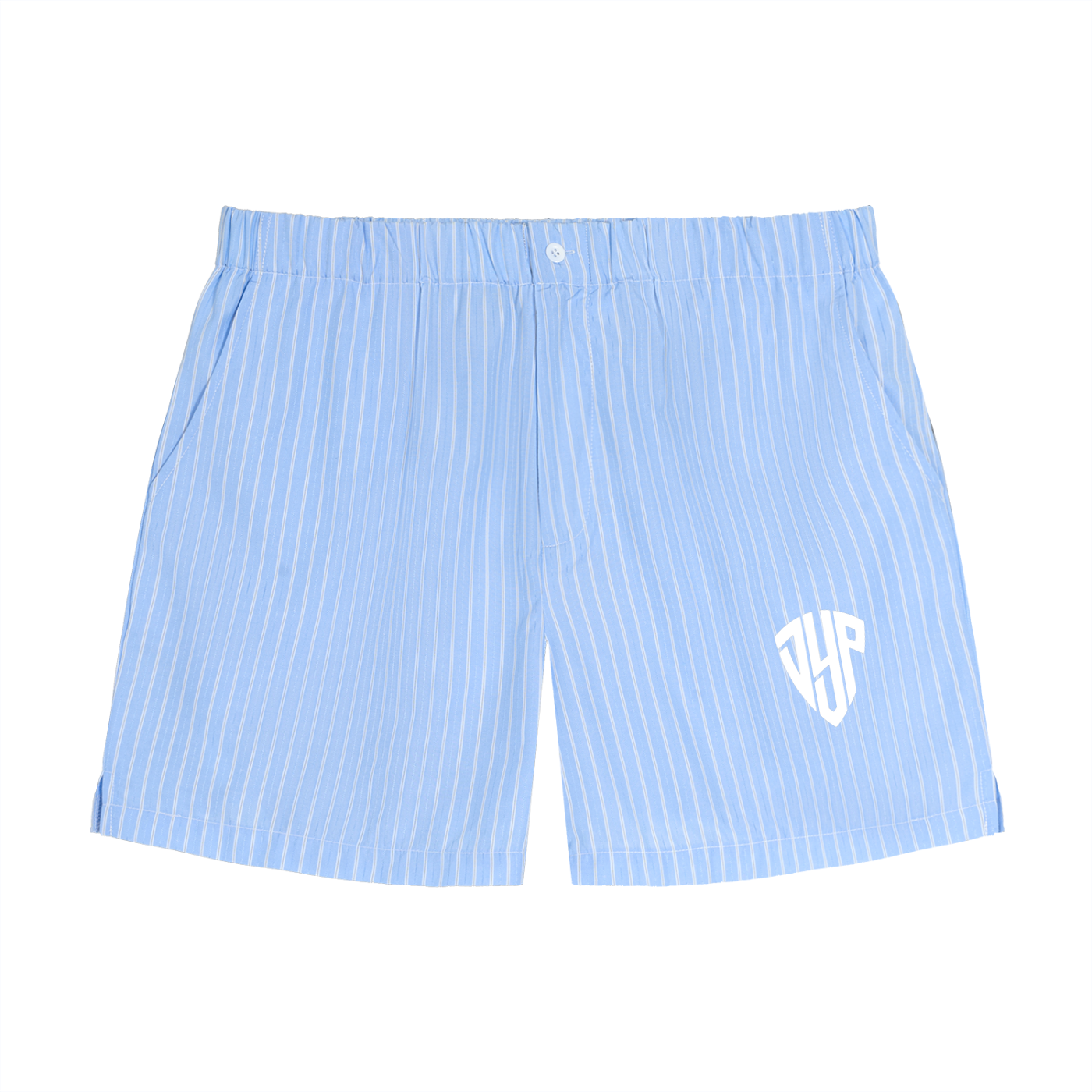 Striped Elastic Waist Shorts