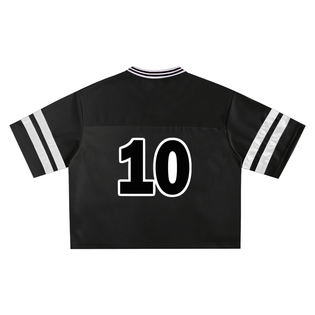 Taped Mesh Boxy T-shirt