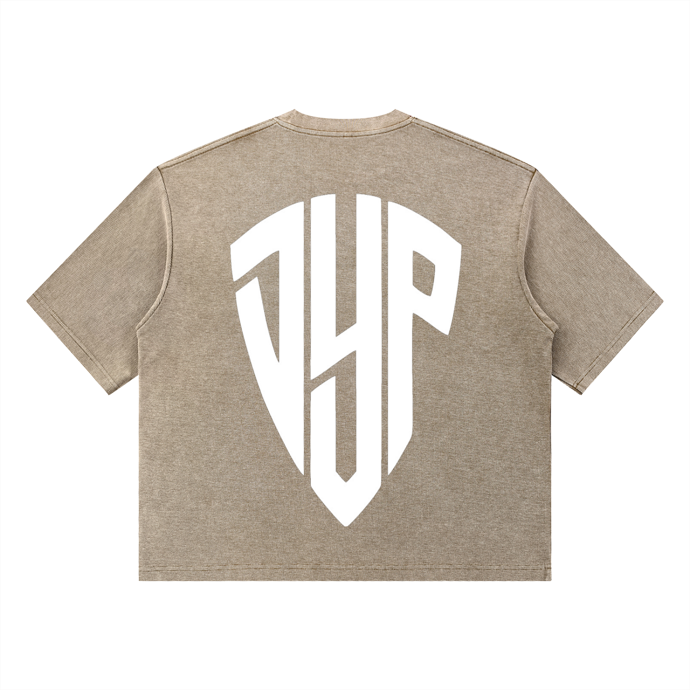 Unisex Mineral Wash Waffle Boxy T-Shirt