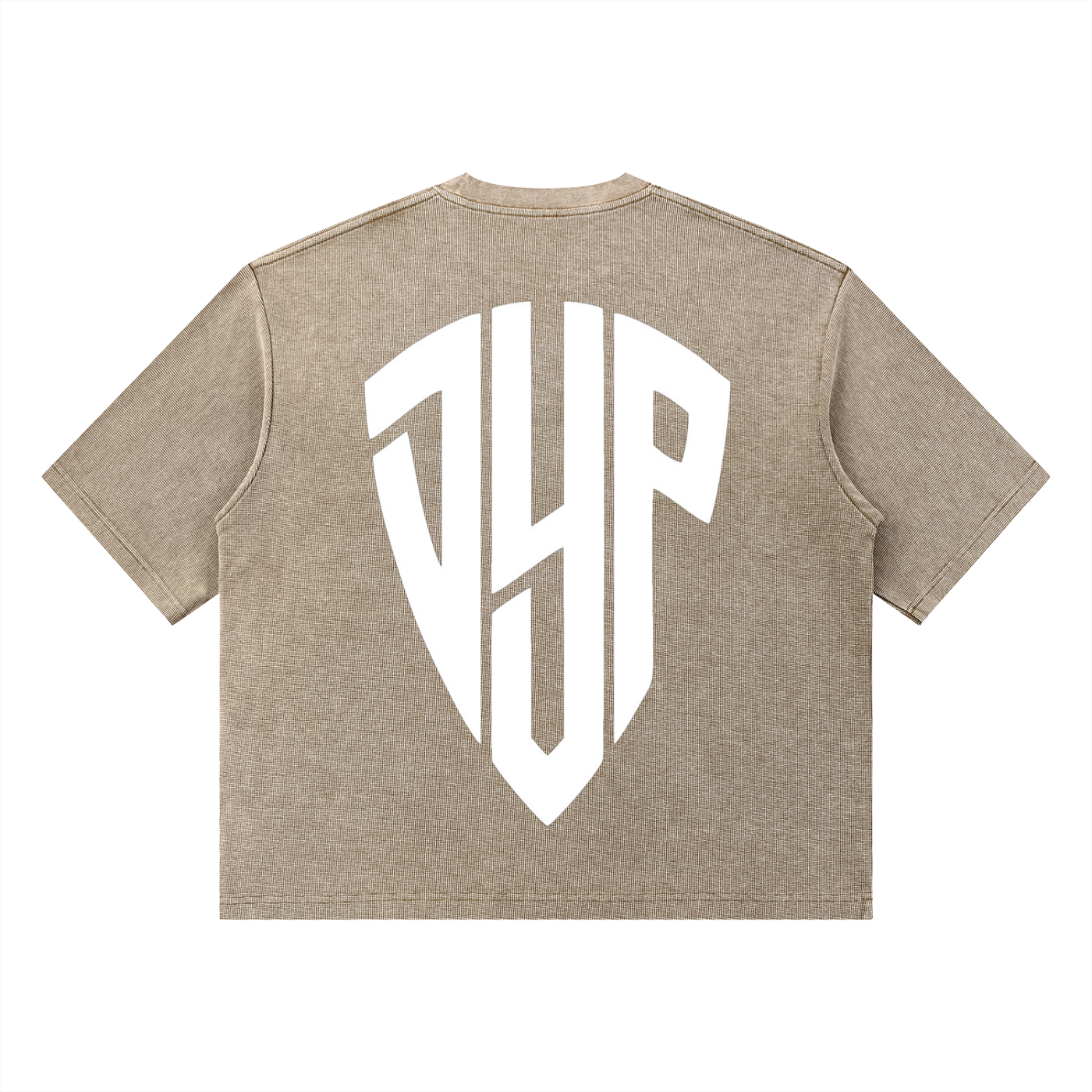 Unisex Mineral Wash Waffle Boxy T-Shirt