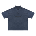 Heavyweight Snow-Washed Polo T-Shirt