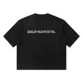 Unisex Mineral Wash Waffle Boxy T-Shirt