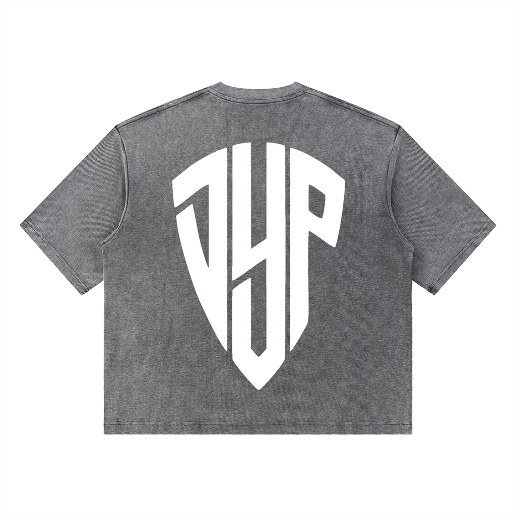Unisex Mineral Wash Waffle Boxy T-Shirt
