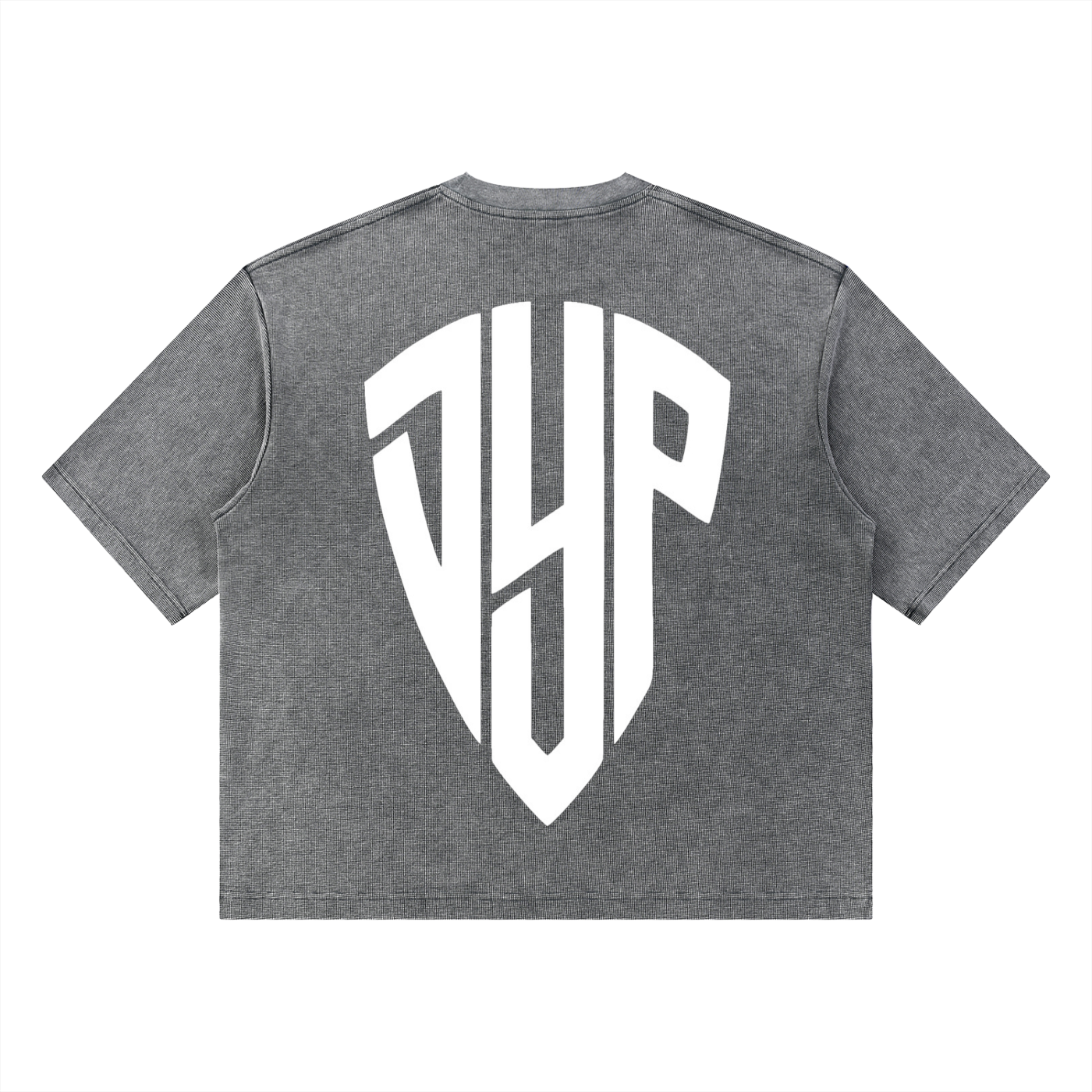 Unisex Mineral Wash Waffle Boxy T-Shirt