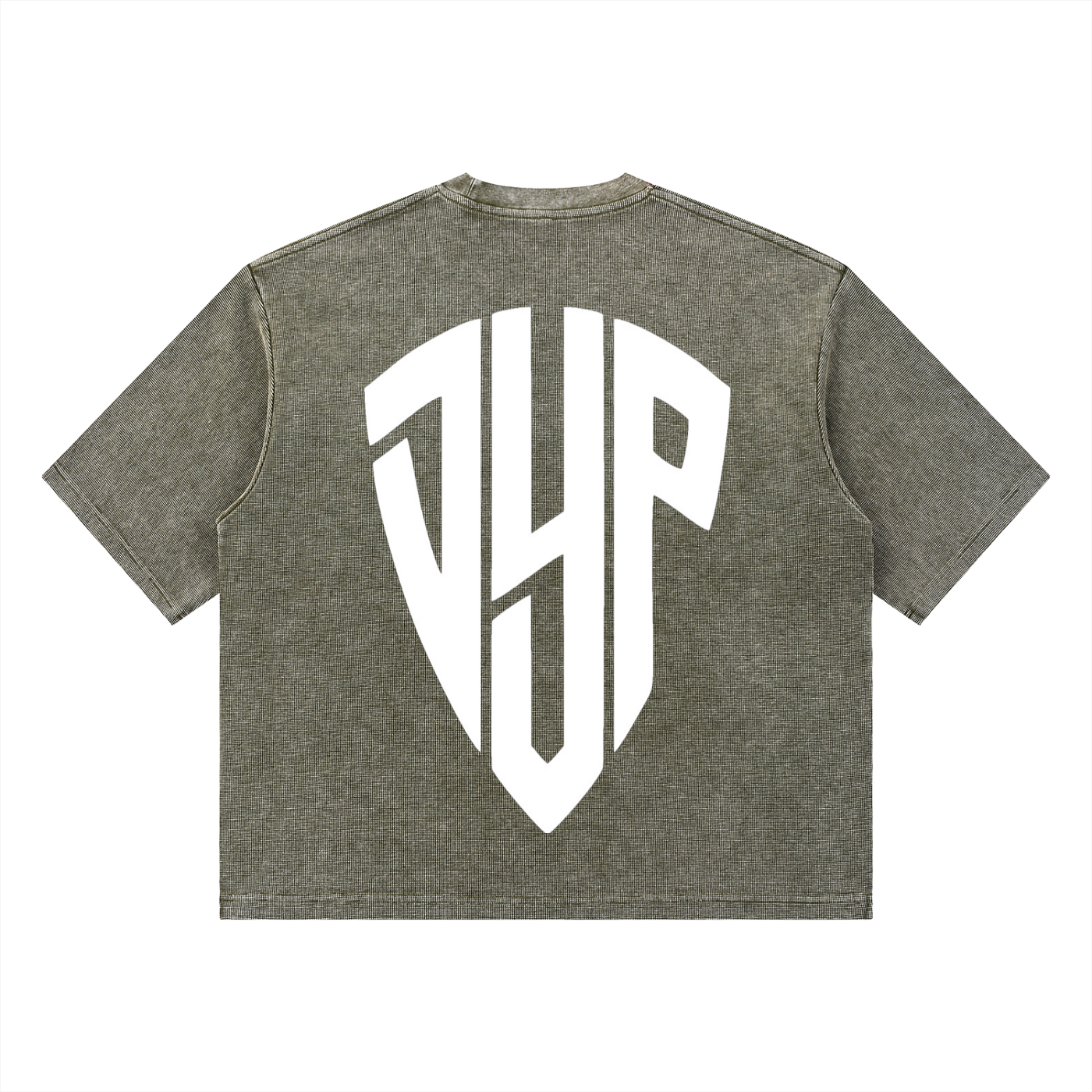 Unisex Mineral Wash Waffle Boxy T-Shirt