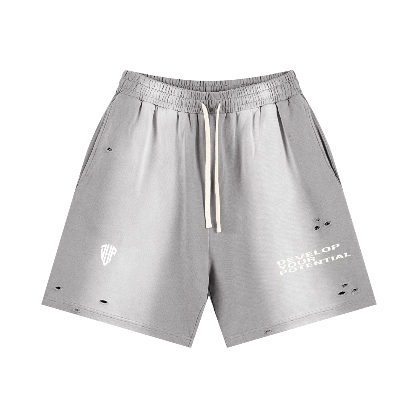 Sun Fade Distressed Shorts