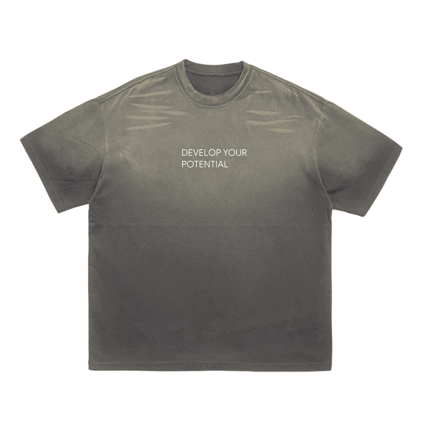 Tiger Stripe Gradient Washed T-Shirt