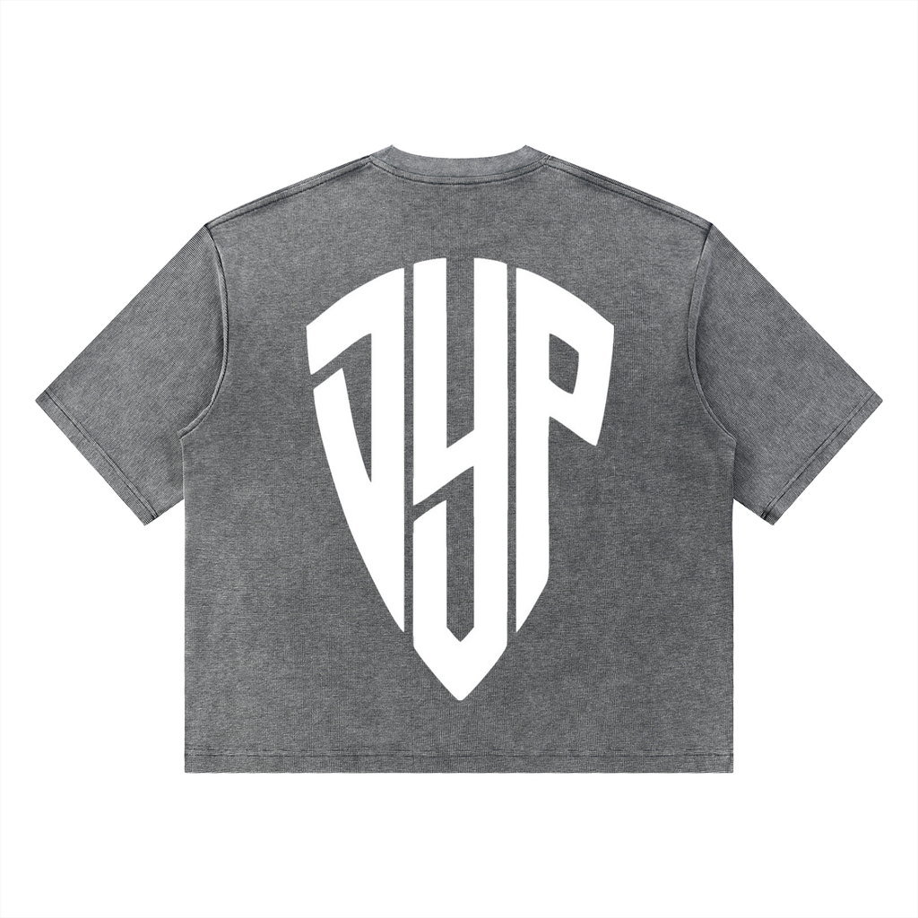 Unisex Mineral Wash Waffle Boxy T-Shirt
