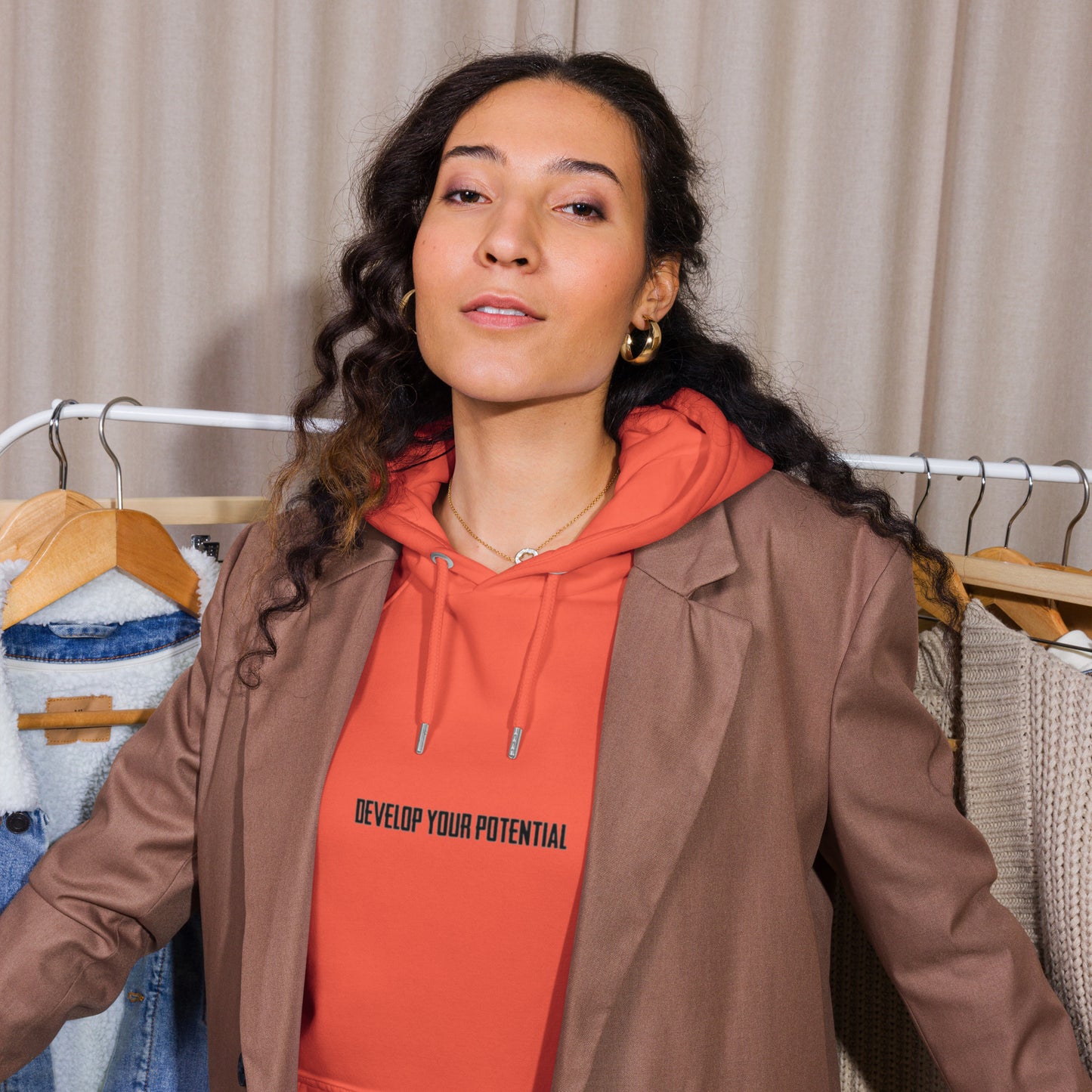 Unisex eco raglan hoodie