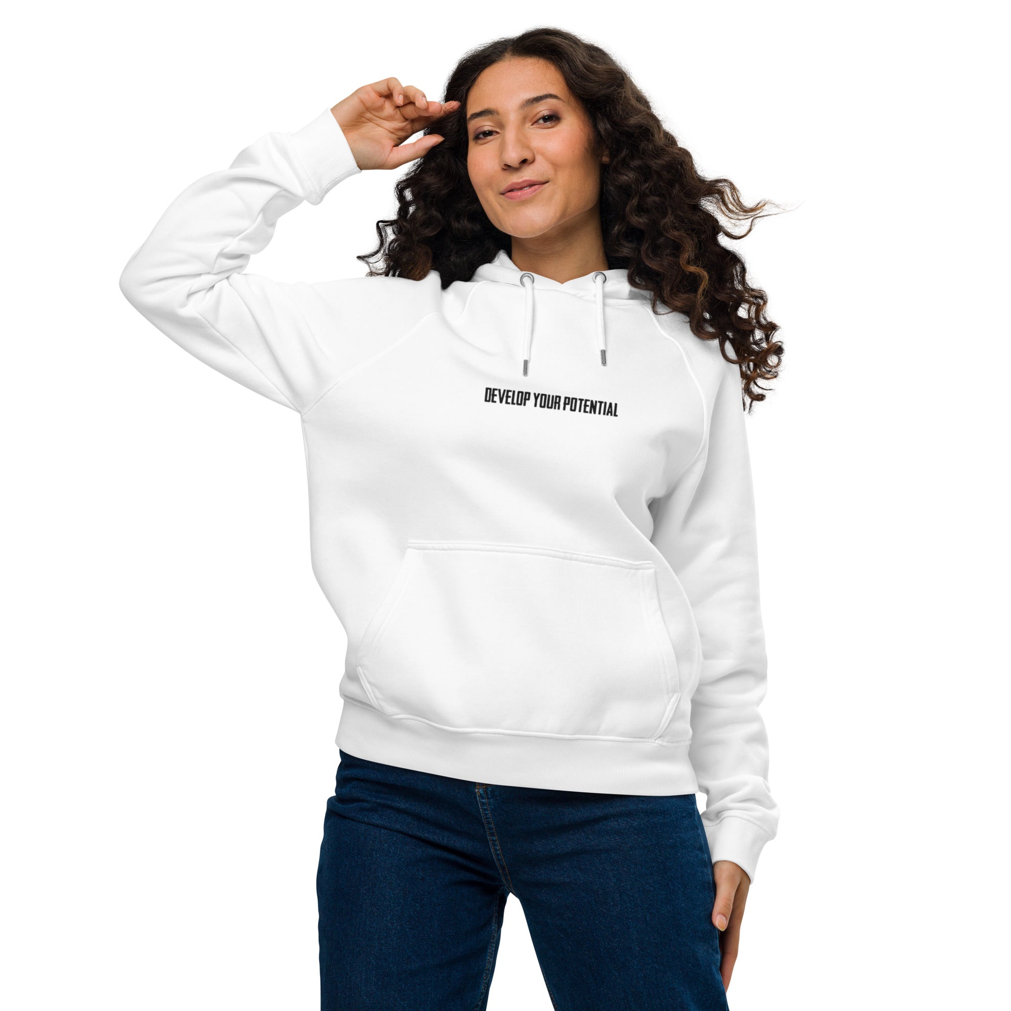 Unisex eco raglan hoodie