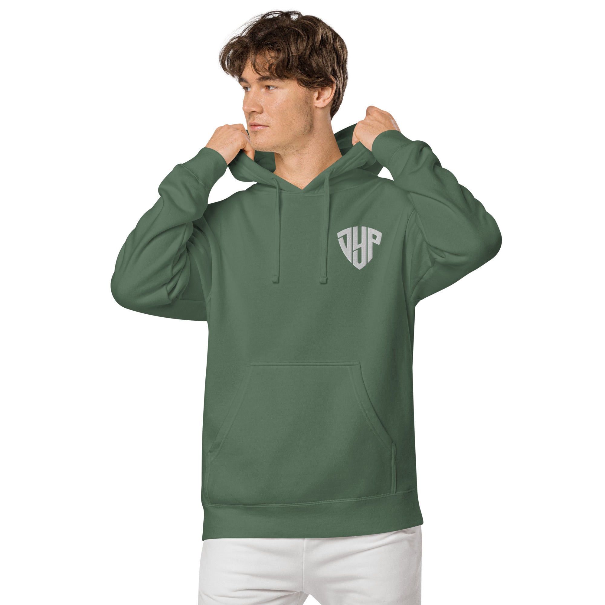 Unisex pigment-dyed hoodie